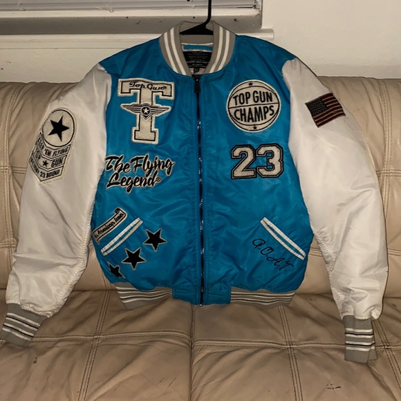 top gun Jackets & Coats Top Gun Varsity Jacket Poshmark